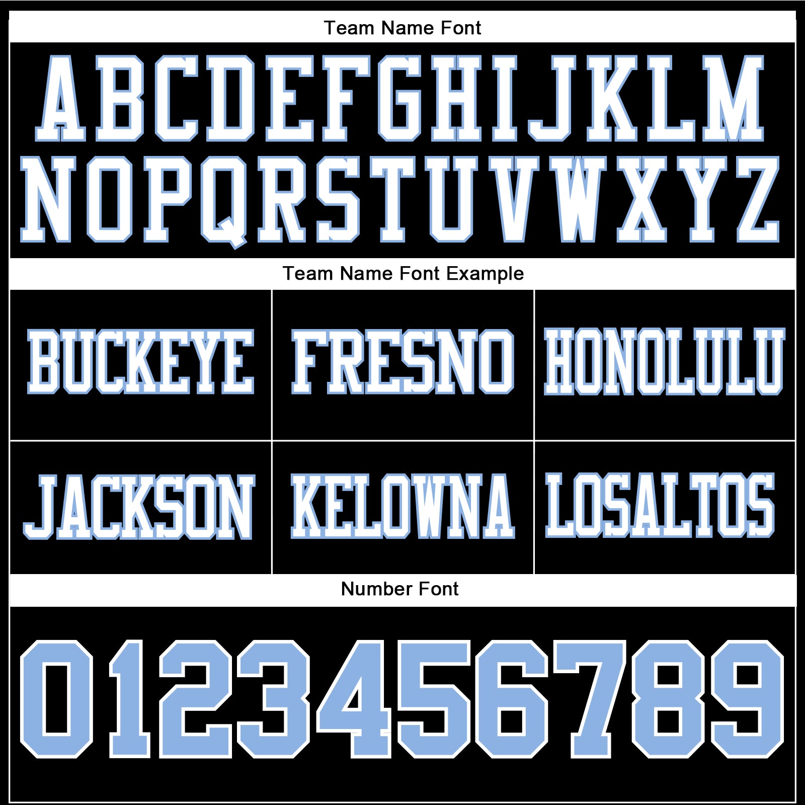 Custom Black Light Blue-White Authentic Football Jersey view 4