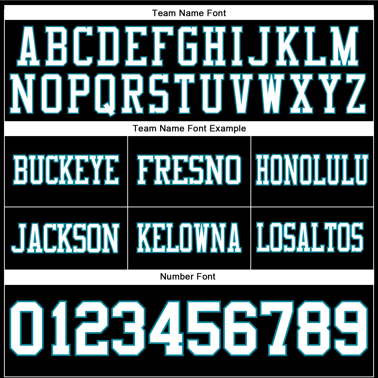 Custom Black White-Teal Authentic Football Jersey view 4