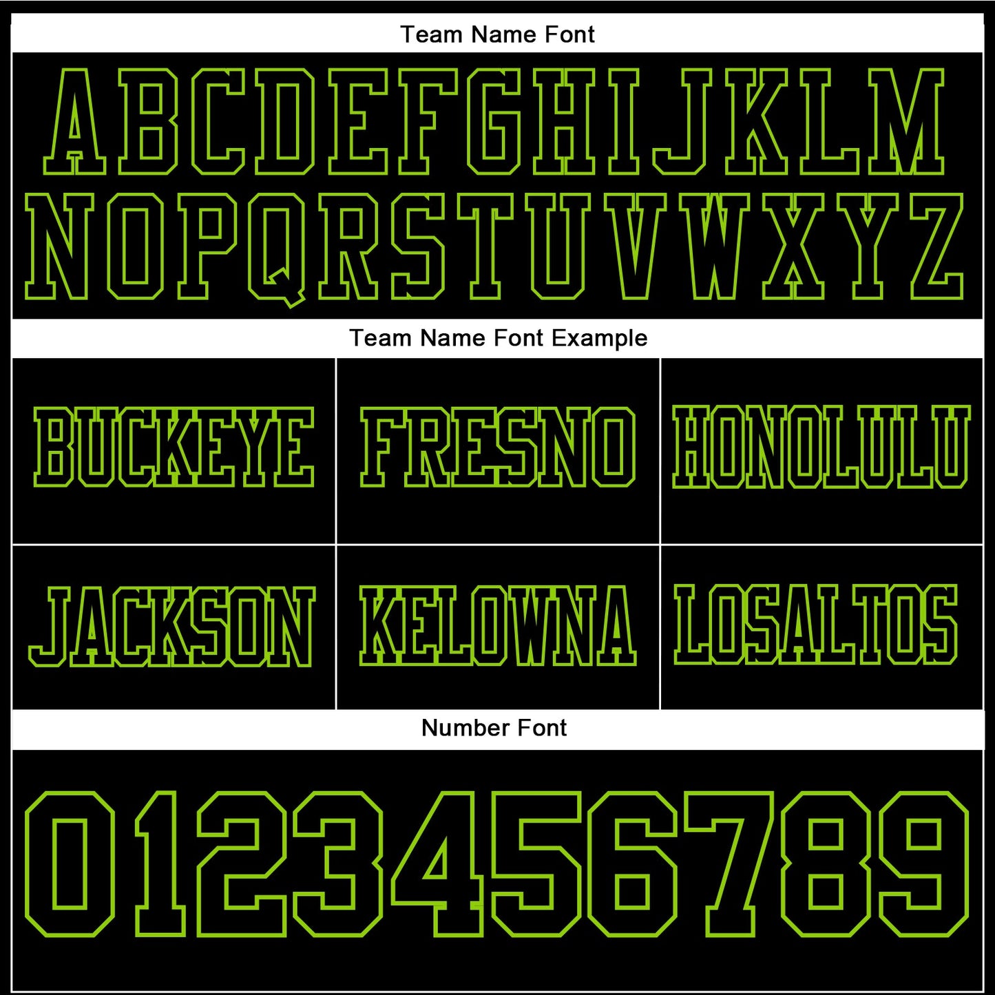 Custom Black Neon Green Authentic Football Jersey view 4
