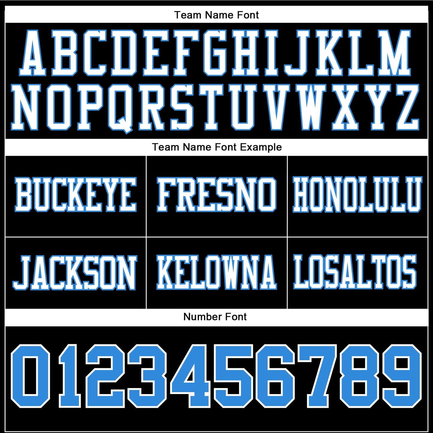 Custom Black Powder Blue-White Authentic Football Jersey view 4