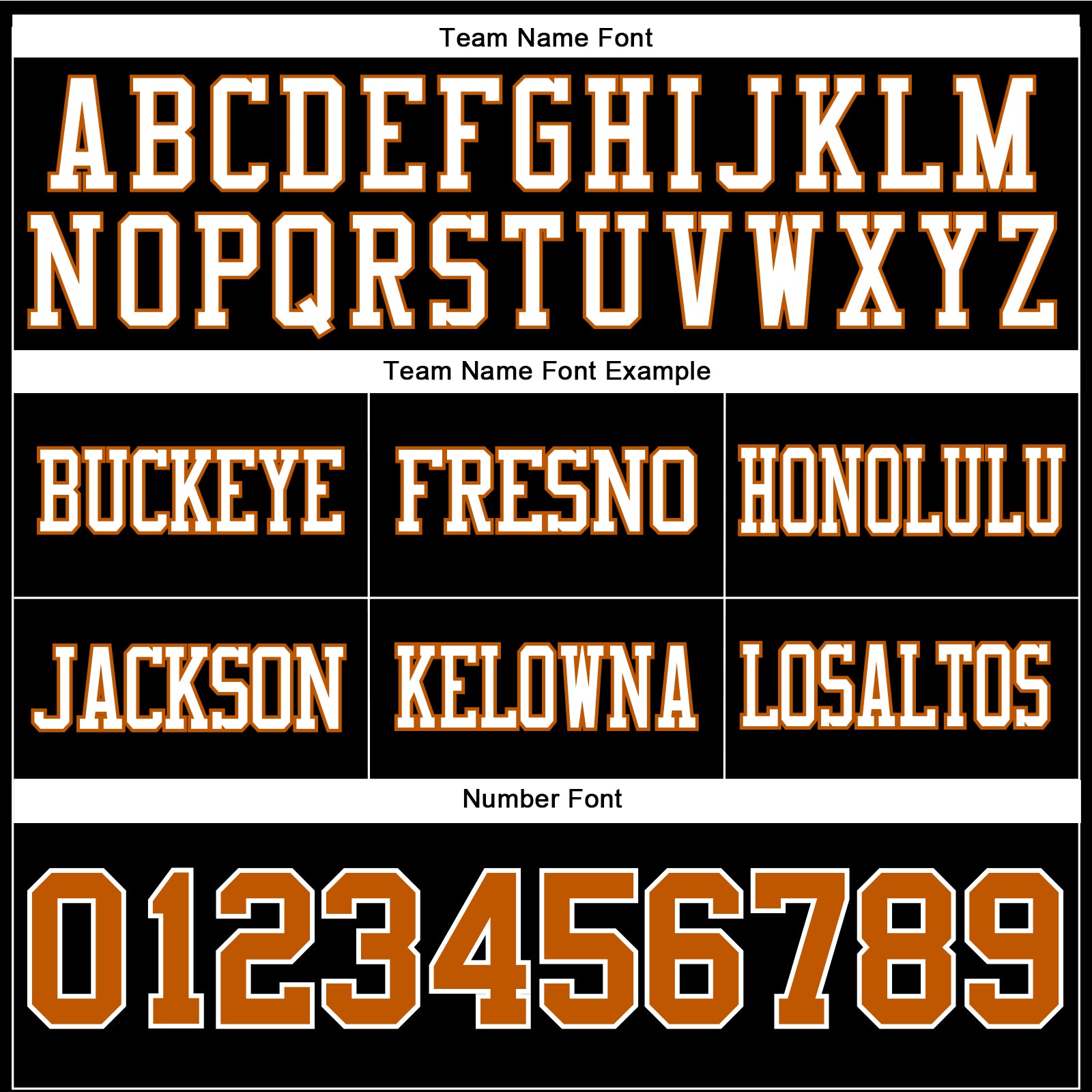 Custom Black Texas Orange-White Authentic Football Jersey view 4