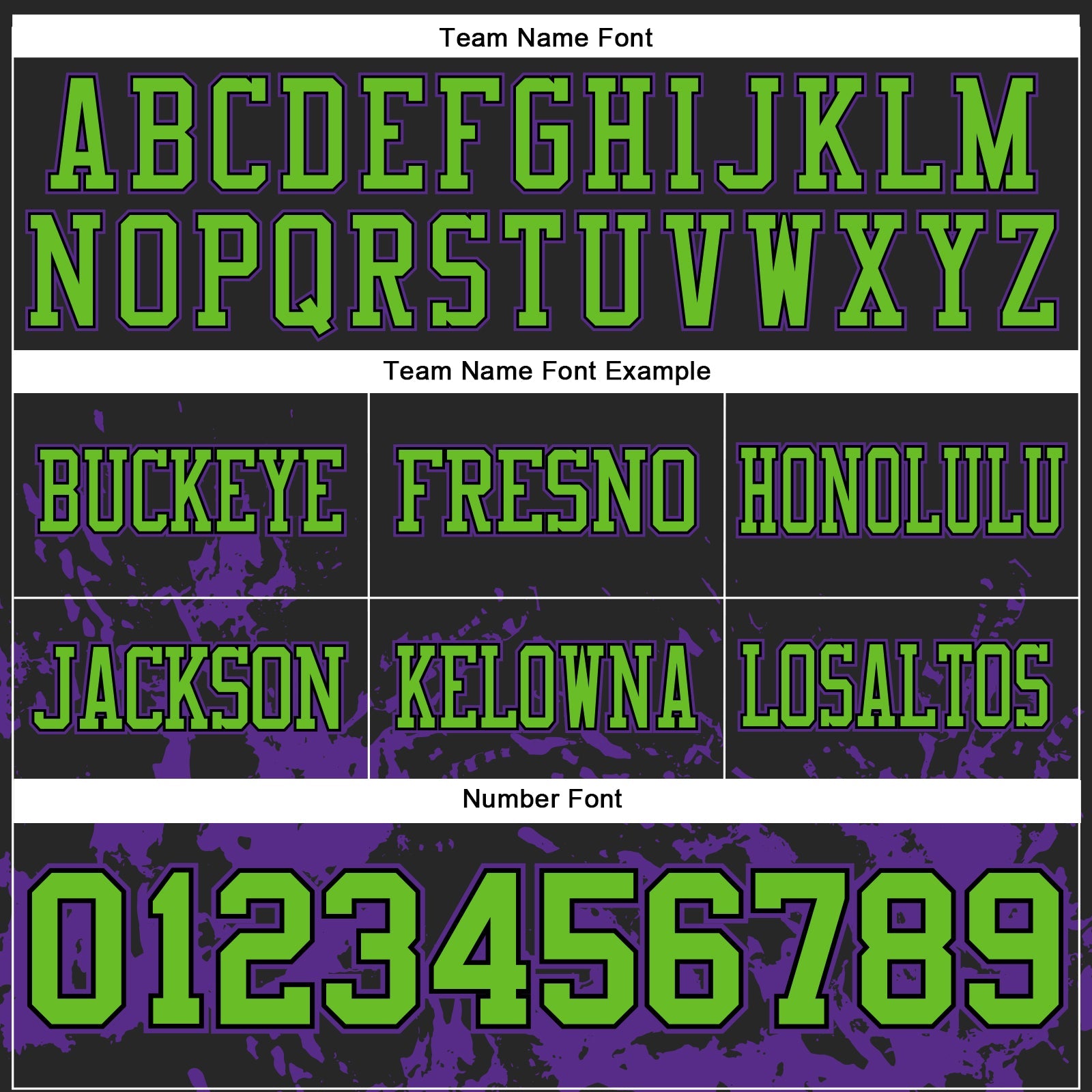 Custom Black Neon Green-Purple 3D Pattern Splash Authentic Football Jersey view 4