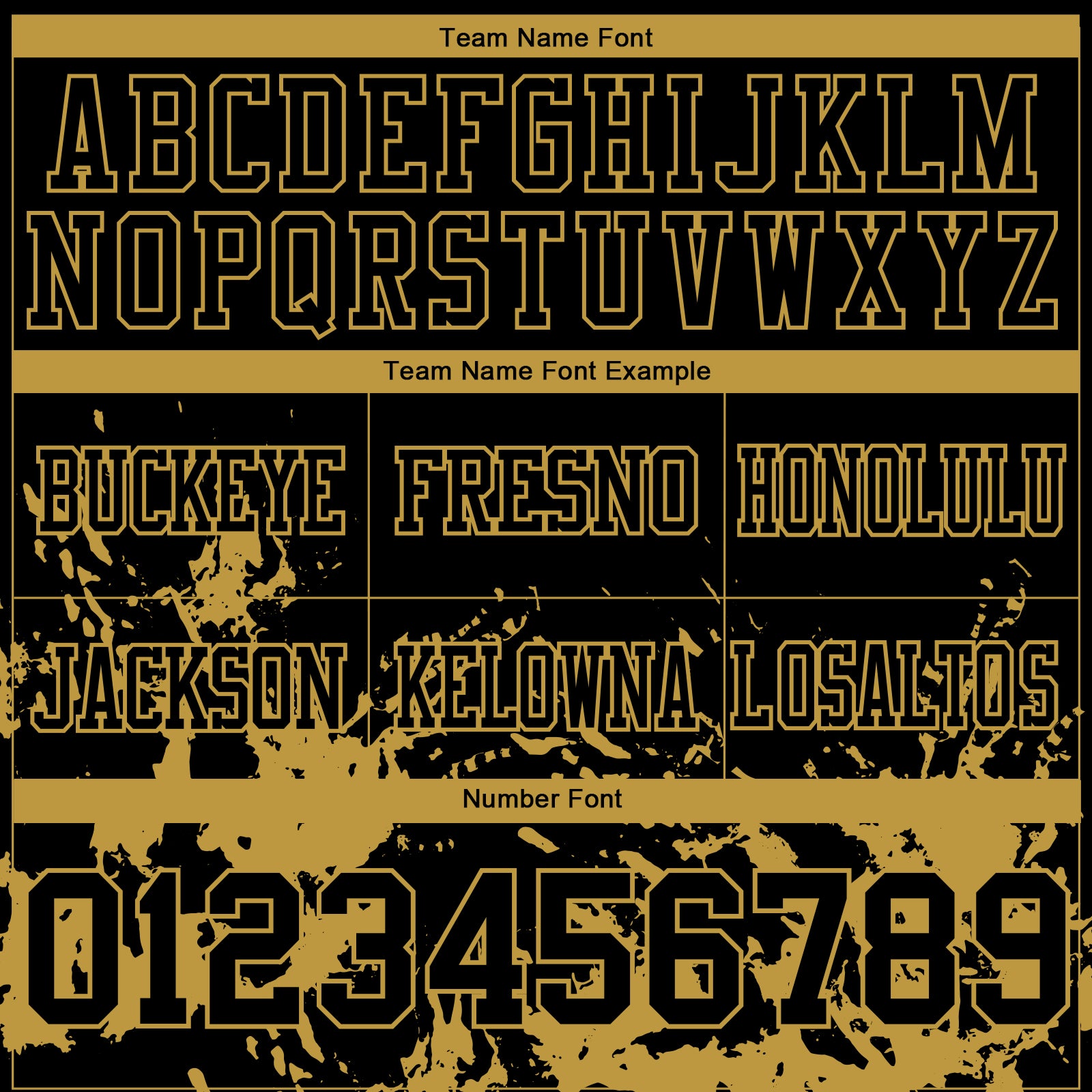 Custom Black Old Gold 3D Pattern Splash Authentic Football Jersey view 4