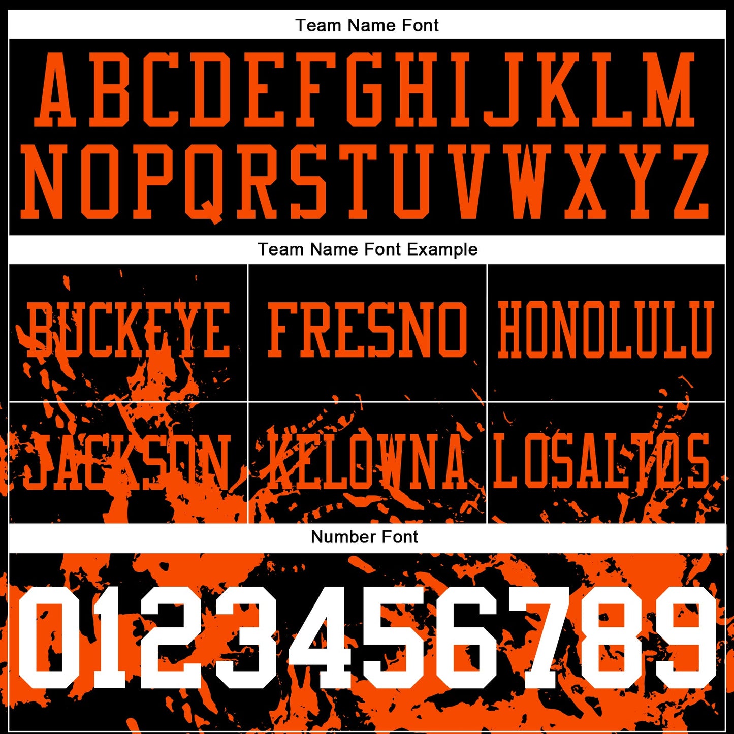 Custom Black White-Orange 3D Pattern Splash Authentic Football Jersey view 4