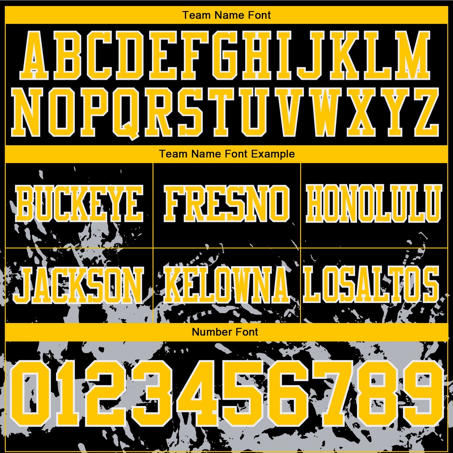 Custom Black Yellow Steel Gray-White 3D Pattern Splash Authentic Football Jersey view 4