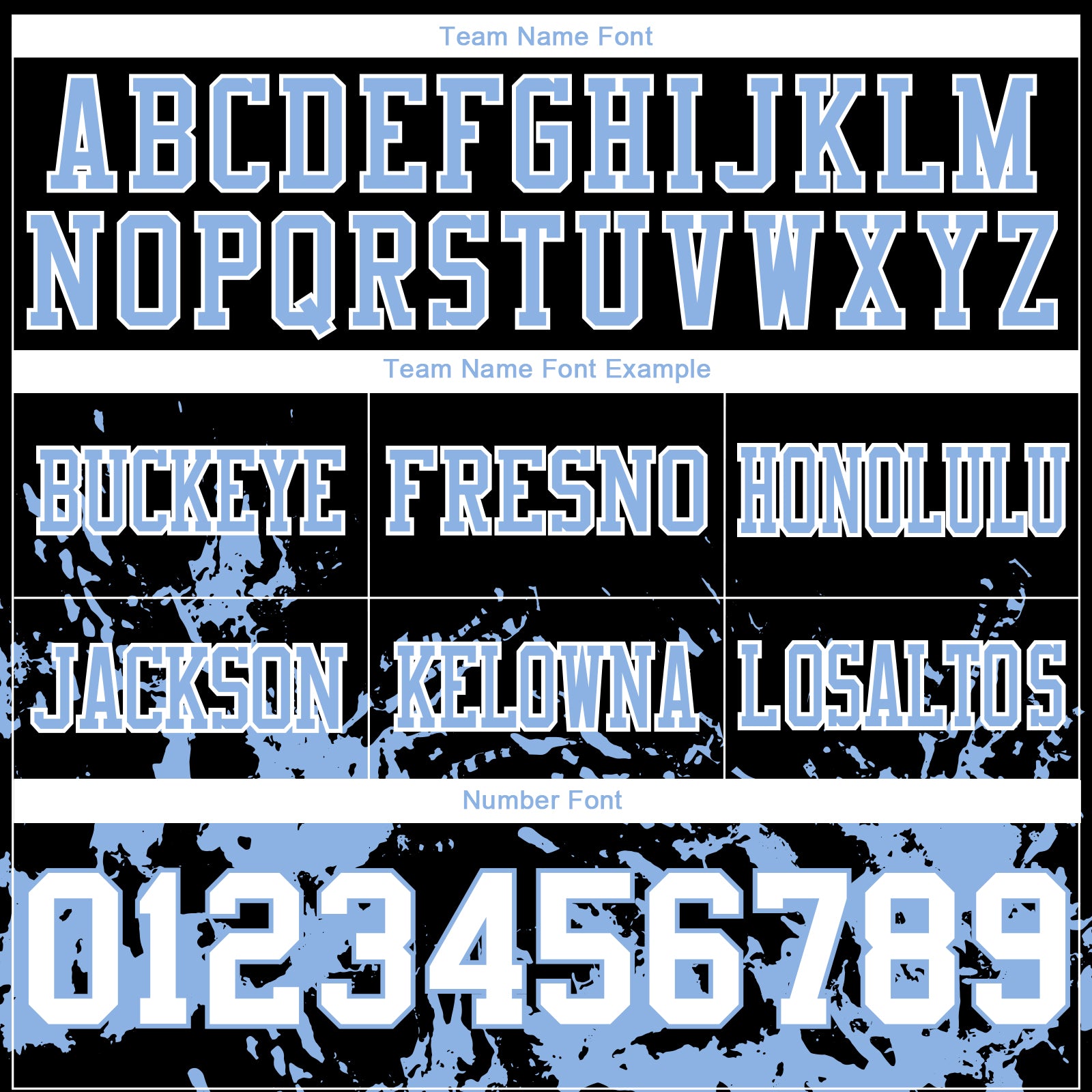 Custom Black White-Light Blue 3D Pattern Splash Authentic Football Jersey view 4