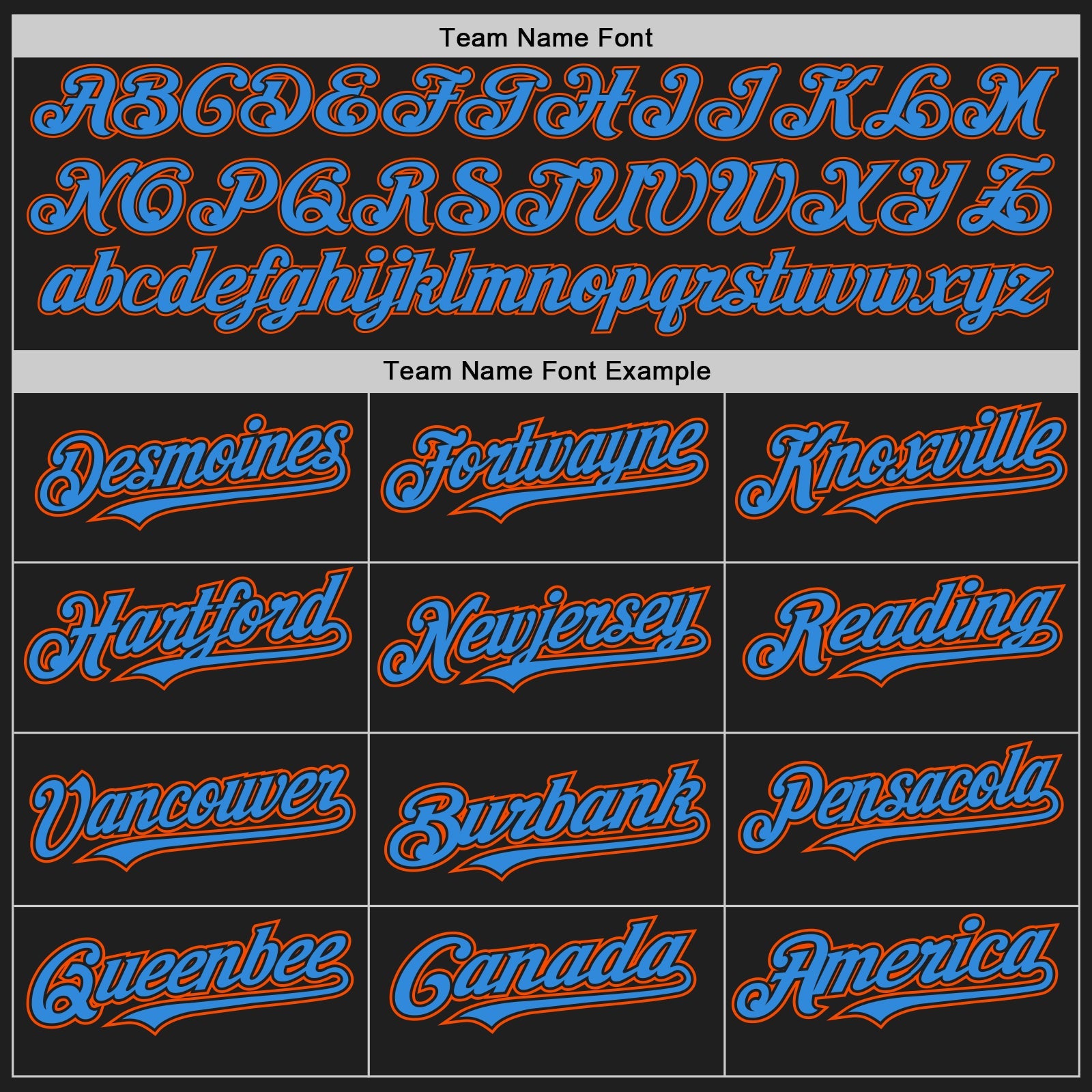 Custom Black Electric Blue-Orange Authentic Baseball Jersey view 4