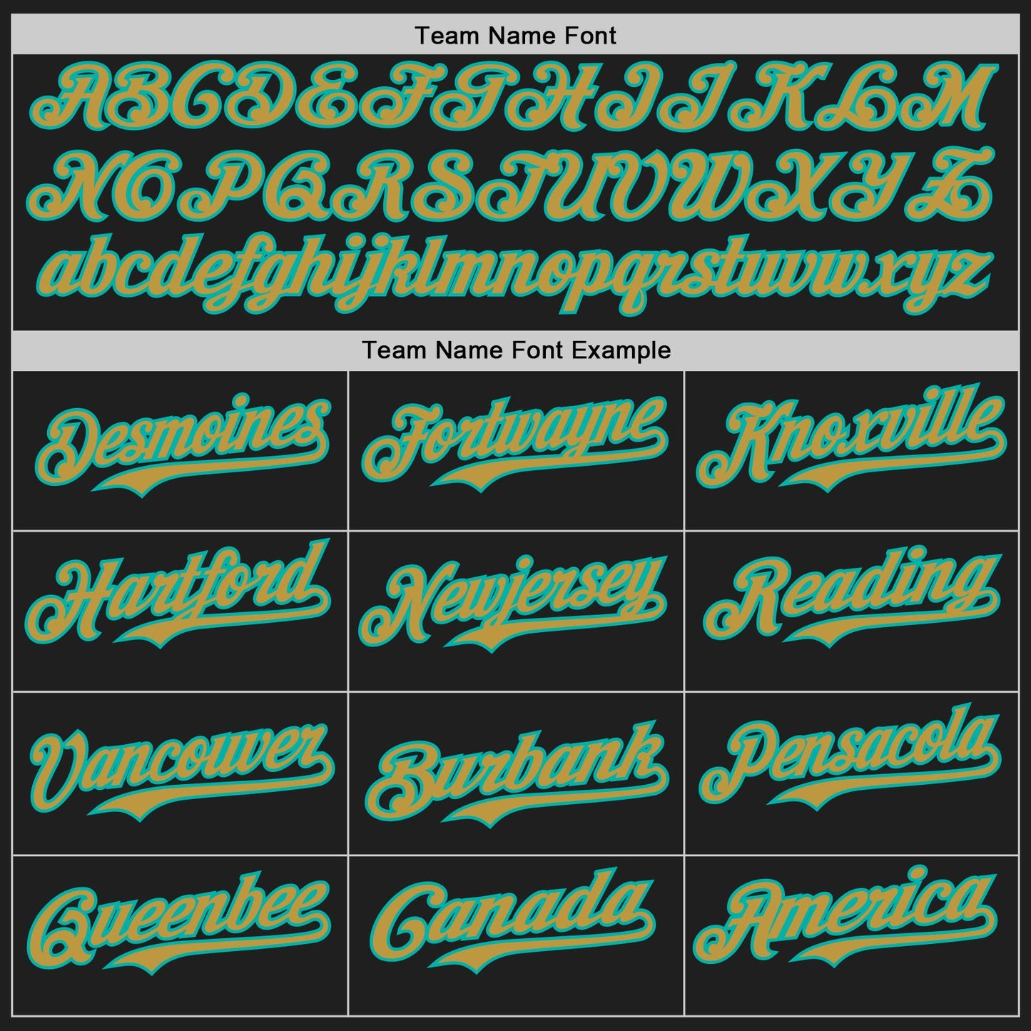 Custom Black Old Gold-Aqua Authentic Baseball Jersey view 4