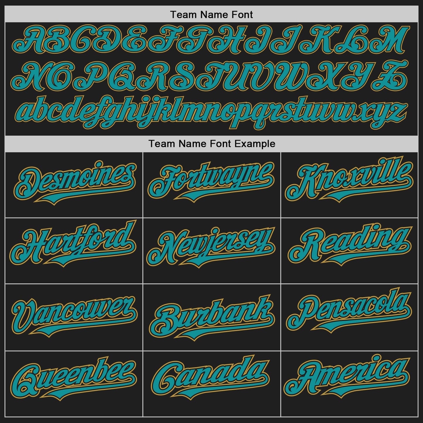 Custom Black Teal-Old Gold Authentic Baseball Jersey view 4