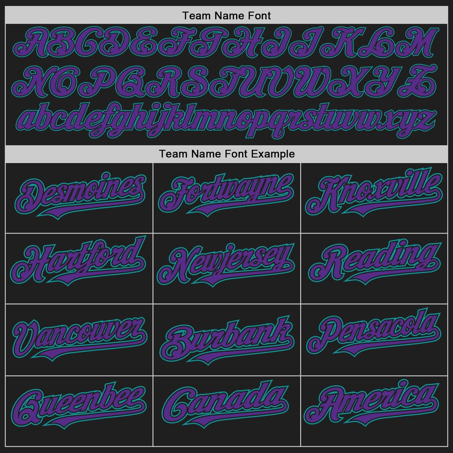 Custom Black Purple-Teal Authentic Baseball Jersey view 4