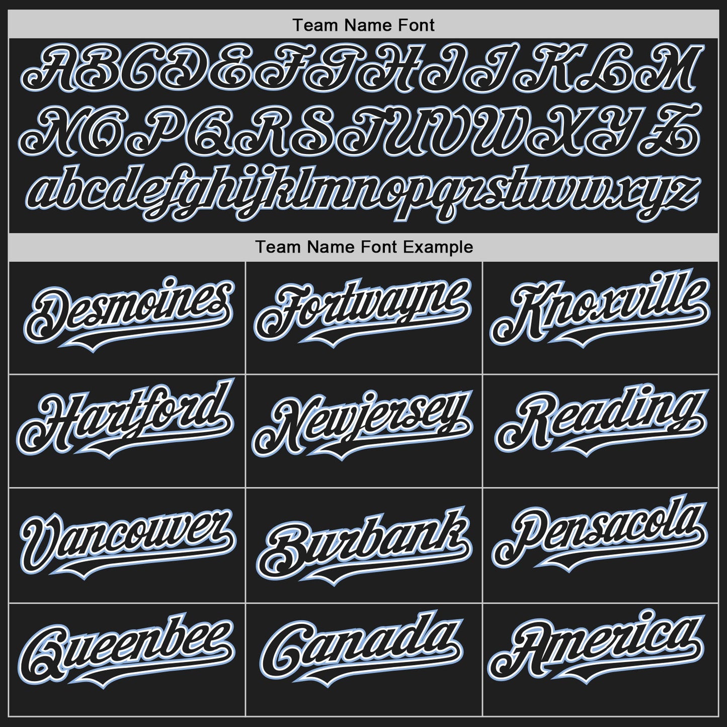 Custom Black White-Light Blue Authentic Baseball Jersey view 4