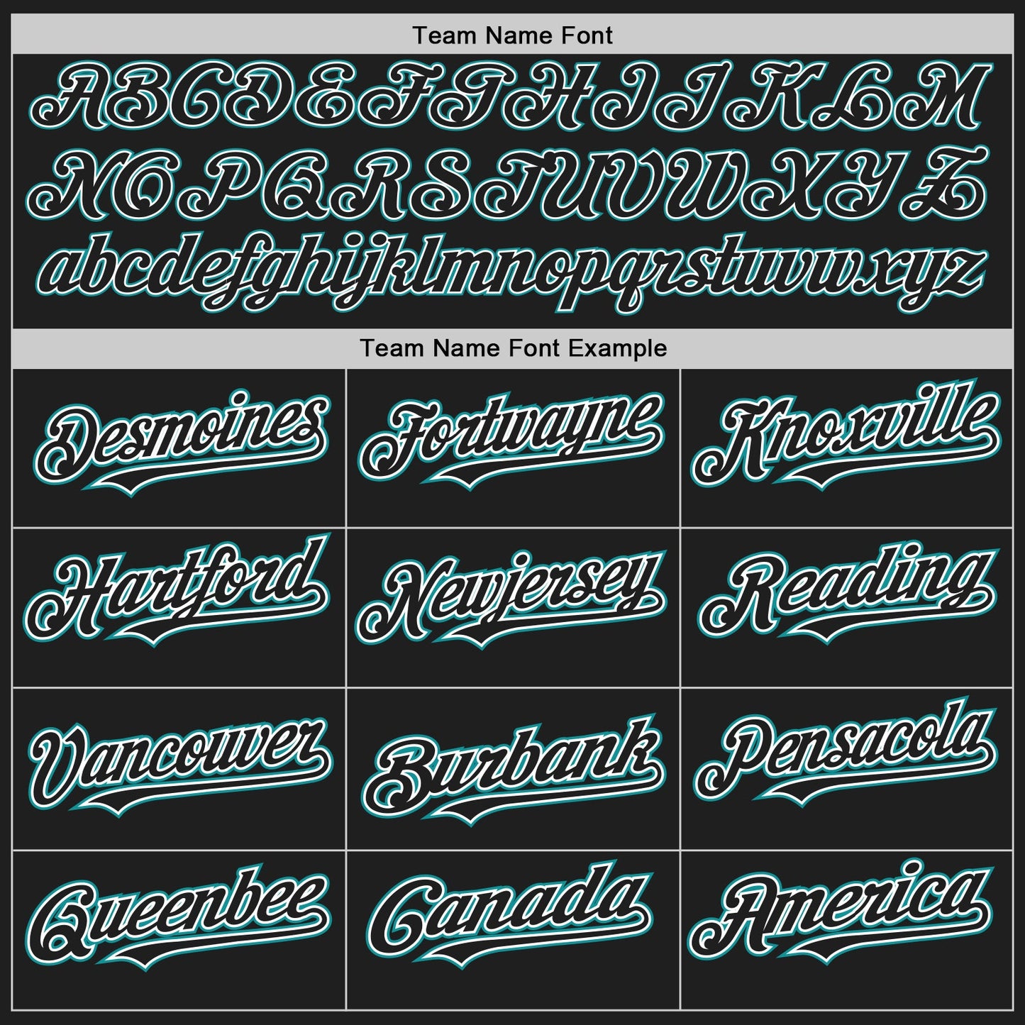 Custom Black White-Teal Authentic Baseball Jersey view 4