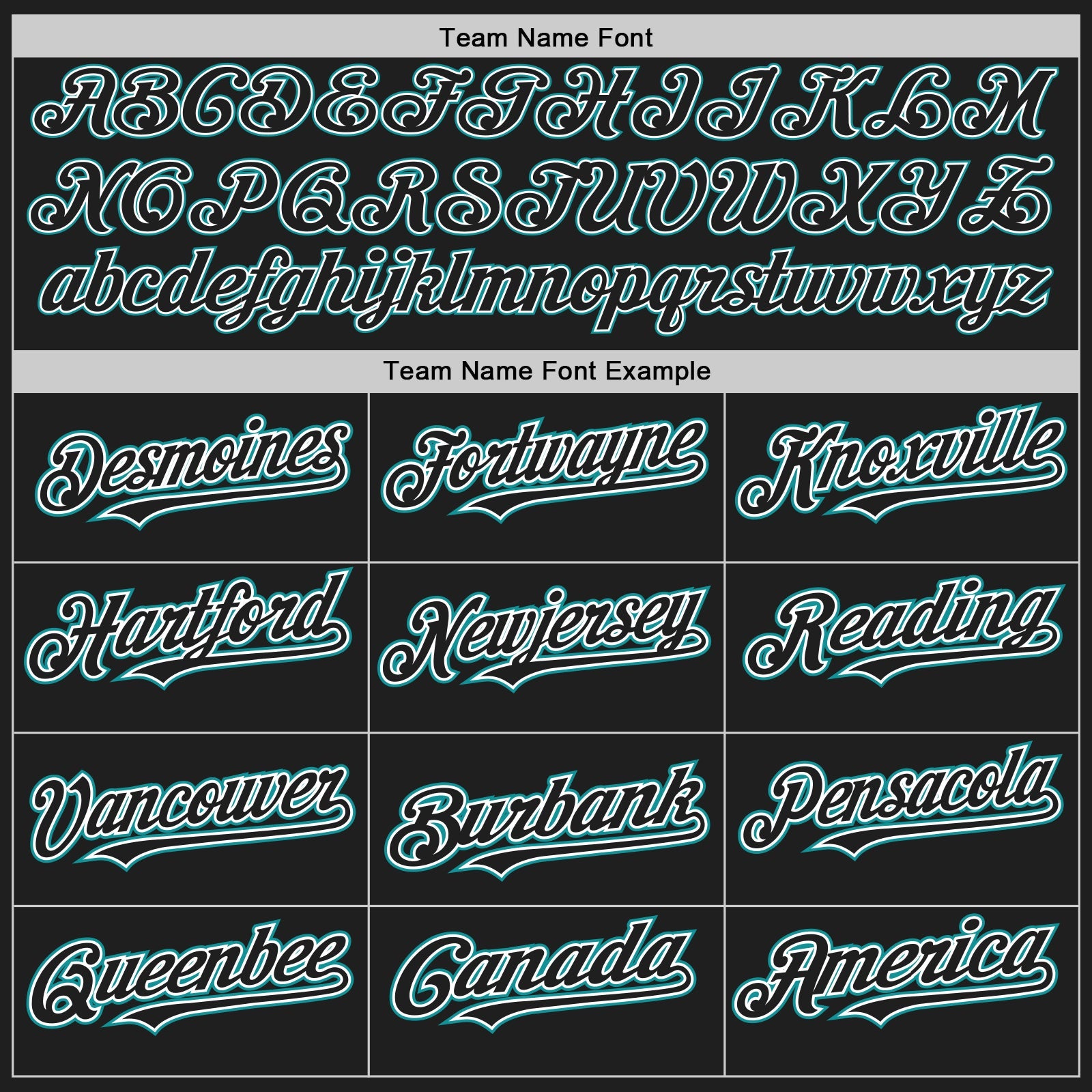 Custom Black White-Teal Authentic Baseball Jersey view 4