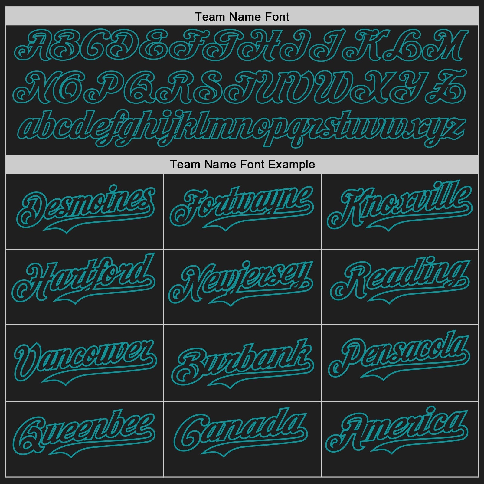 Custom Black Teal Authentic Baseball Jersey view 4