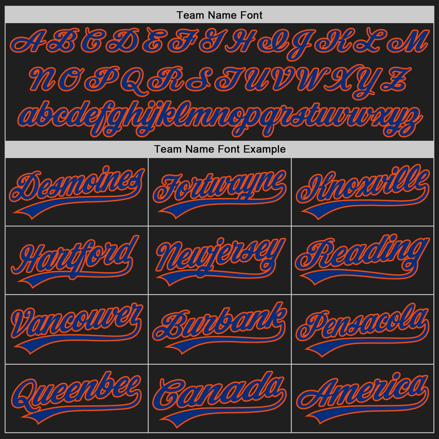 Custom Stitched Black Royal-Orange Baseball Pullover Sweatshirt Hoodie view 3