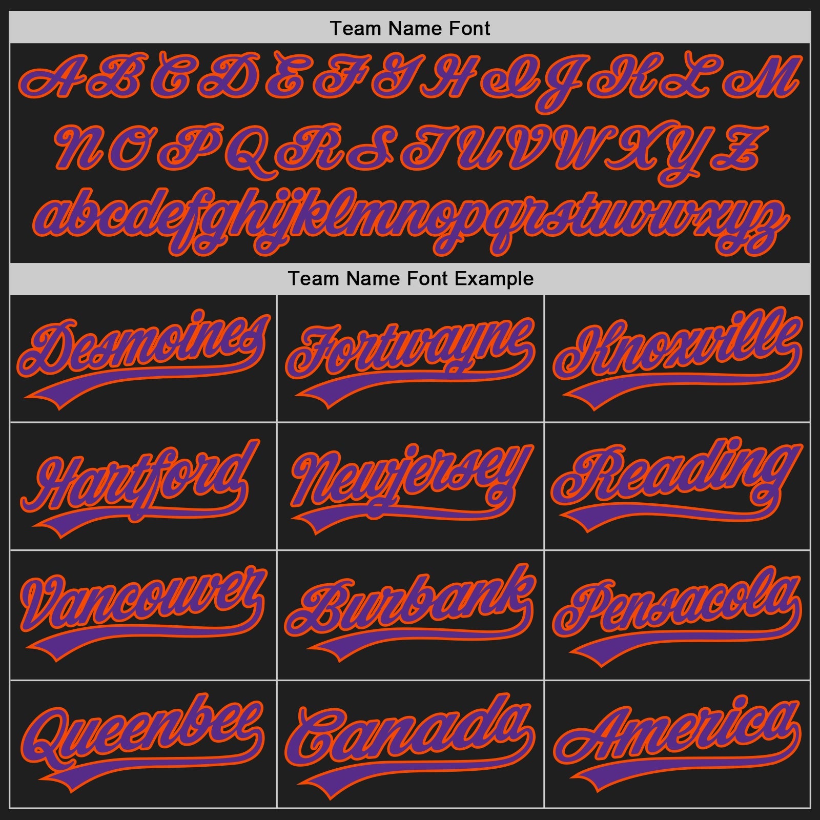 Custom Stitched Black Purple-Orange Baseball Pullover Sweatshirt Hoodie view 3