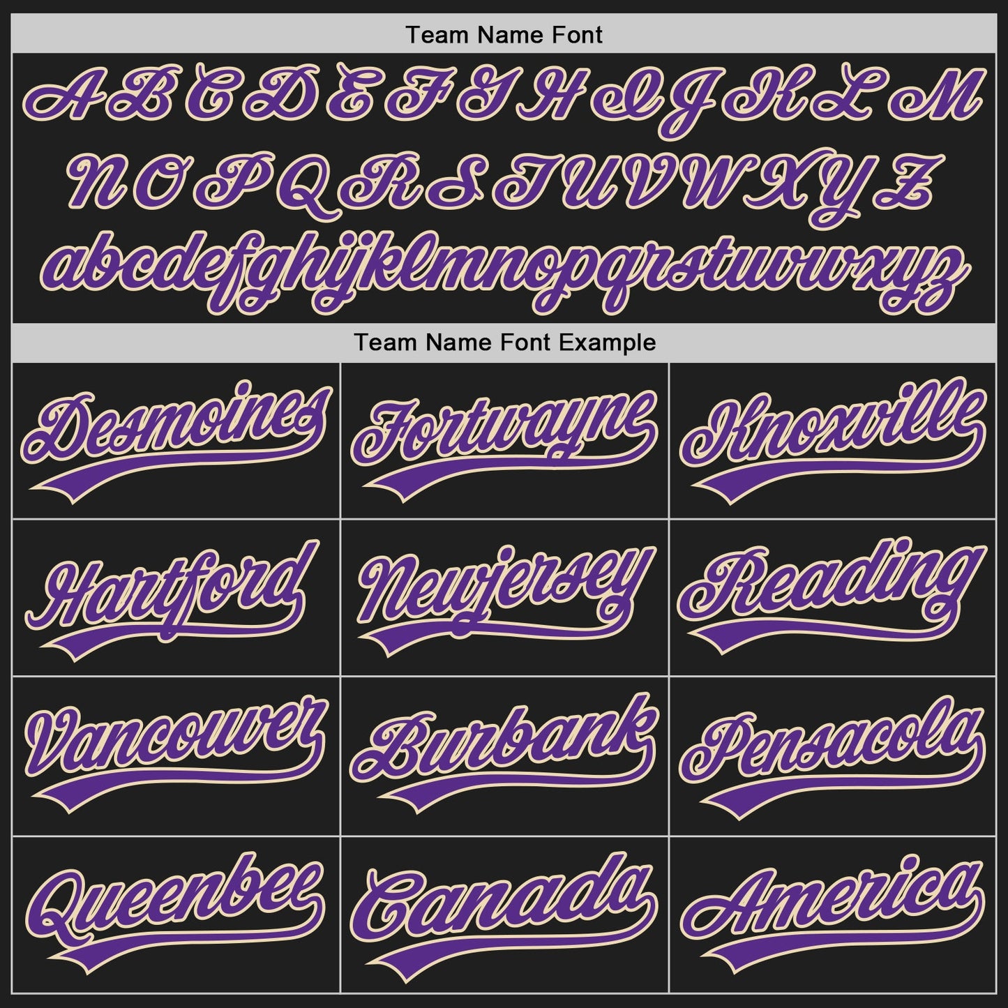 Custom Black Purple Cream-Teal Authentic Baseball Jersey view 4