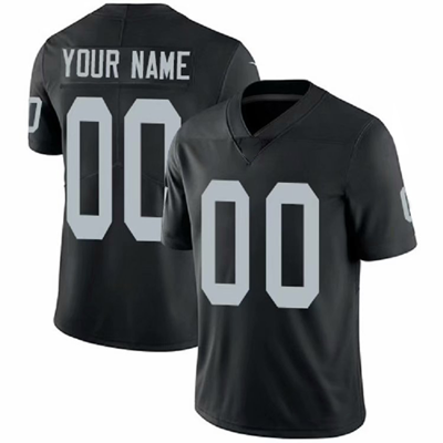Custom L.Raiders football White Stitched American Football Jersey view 2