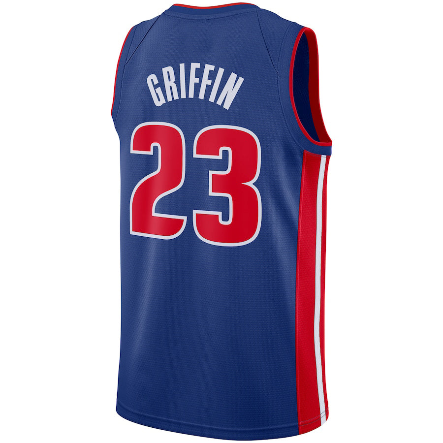 D.Pistons #23 Blake Griffin Swingman Jersey Blue Stitched American Basketball Jersey - Main View