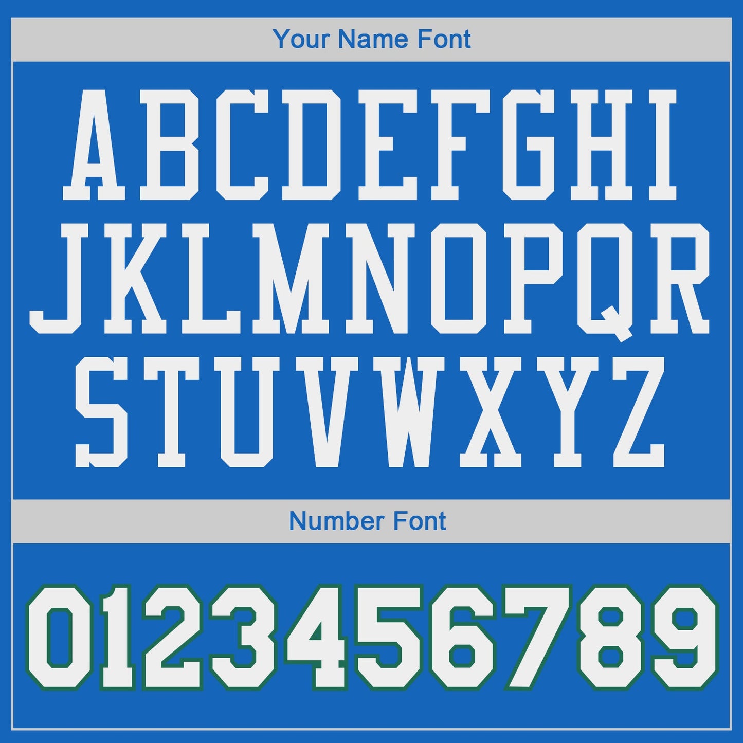Custom Blue White-Kelly Green Authentic Throwback Basketball Jersey view 4