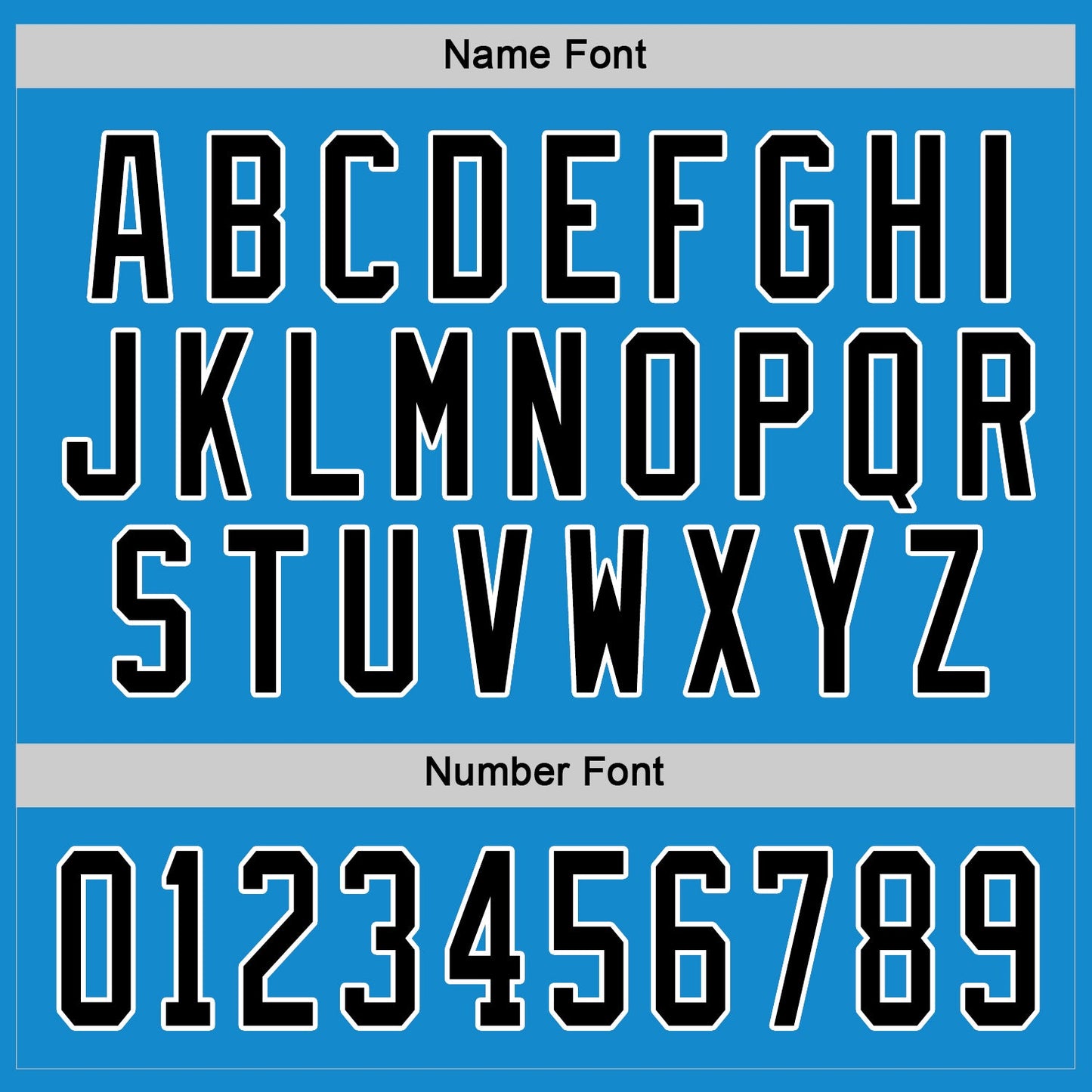 Custom Blue Black-White Hockey Jersey view 4
