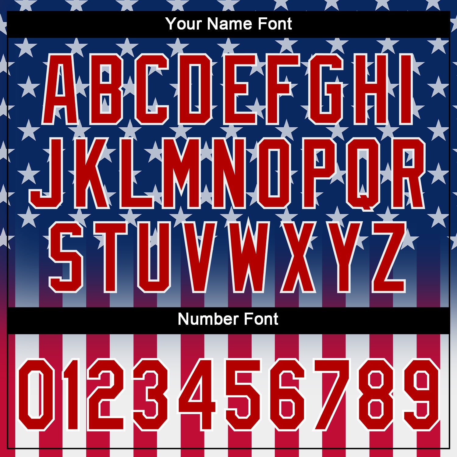 Custom Blue Red-White 3D American Flag Fashion Performance T-Shirt view 4