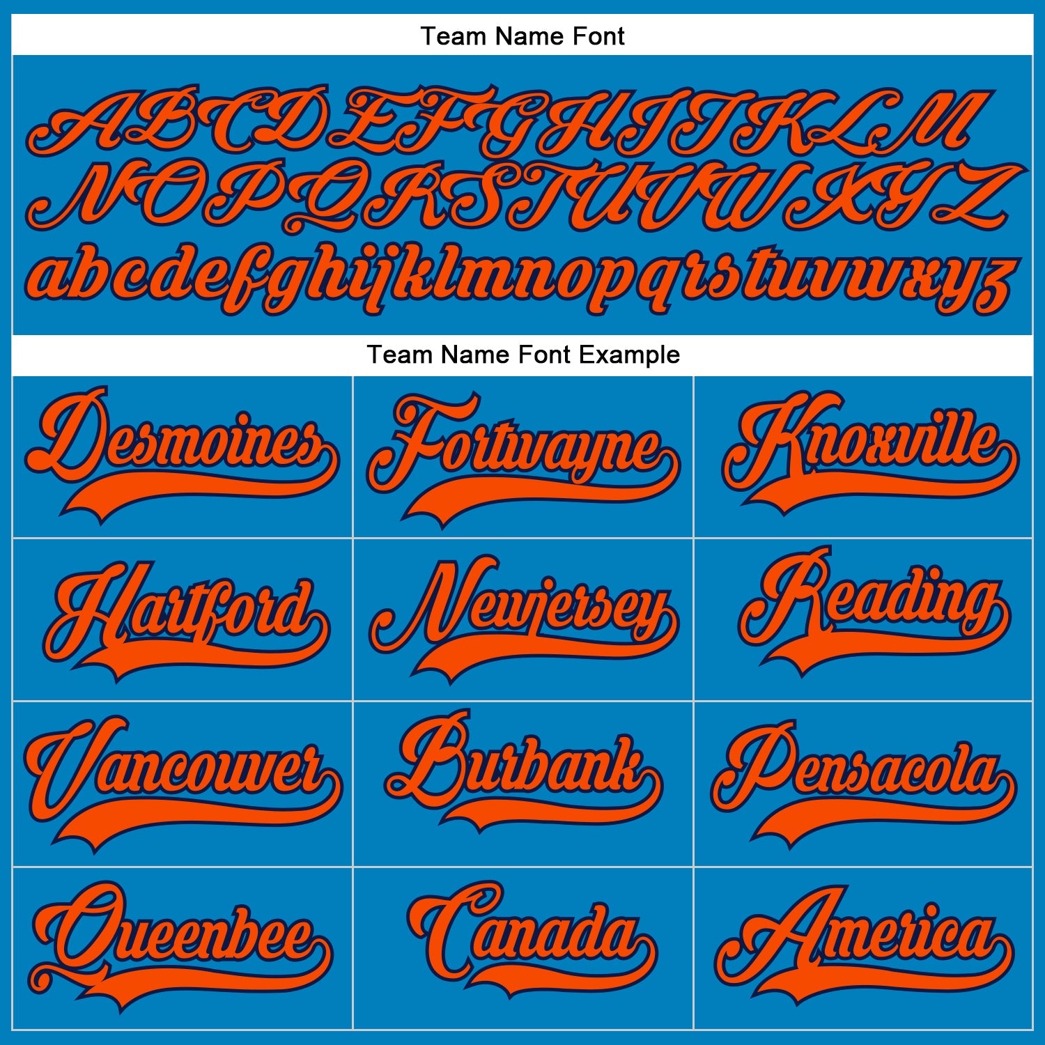 Custom Blue Orange-Navy Hockey Lace Neck Jersey view 4