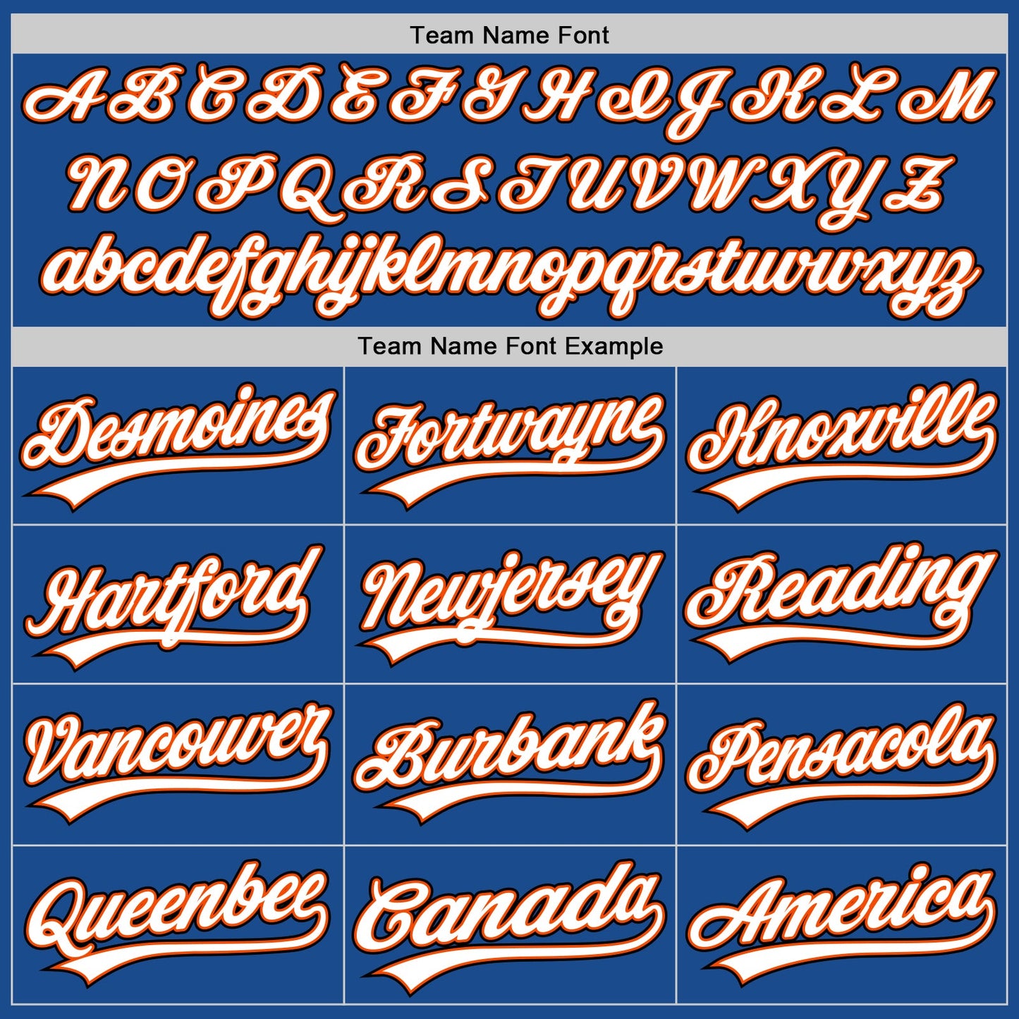 Custom Blue Orange-Black Authentic Throwback Baseball Jersey view 4