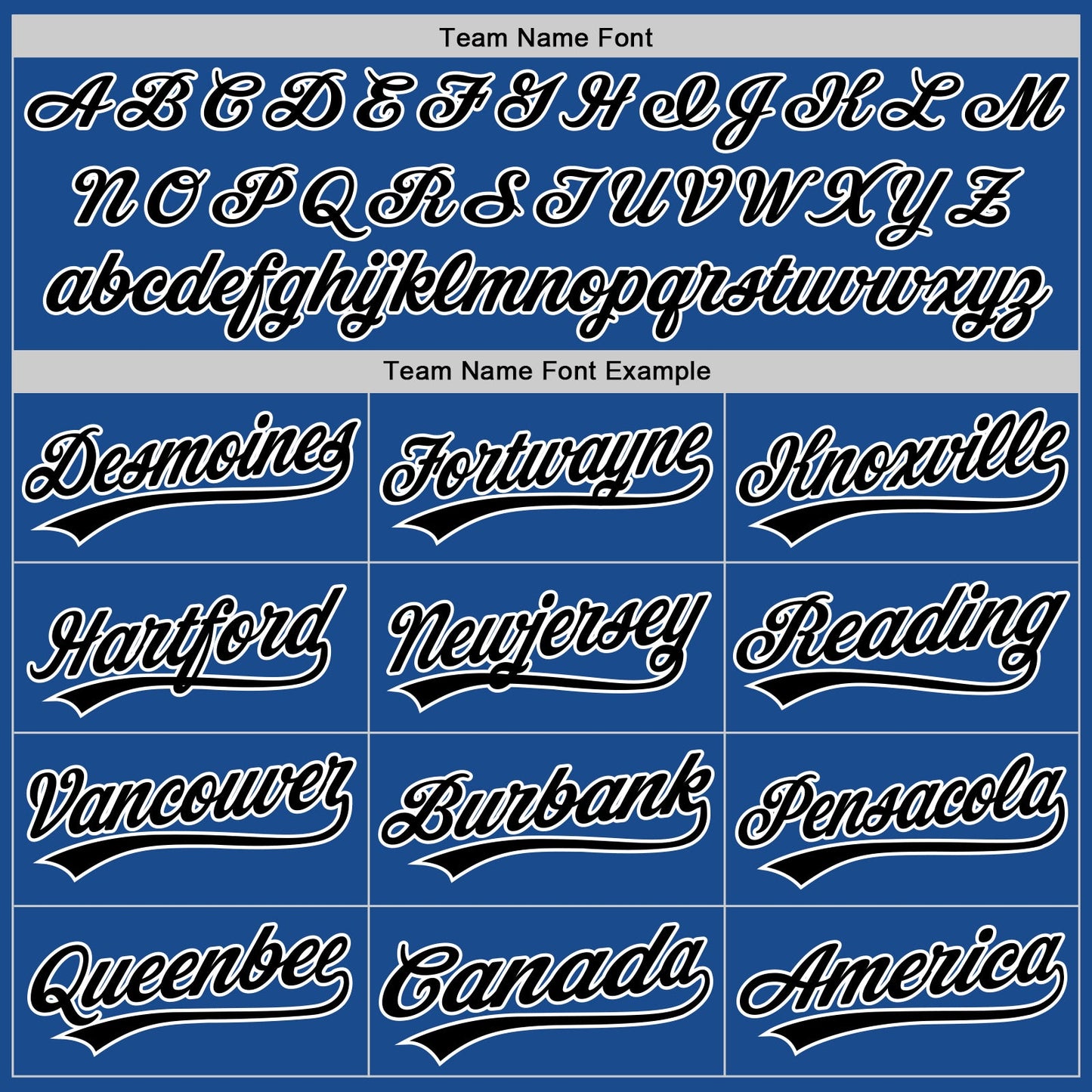 Custom Blue Black-White Authentic Throwback Baseball Jersey view 4