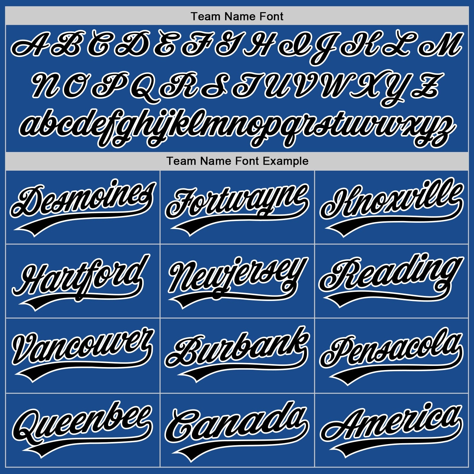 Custom Blue Black-White Authentic Throwback Baseball Jersey view 4
