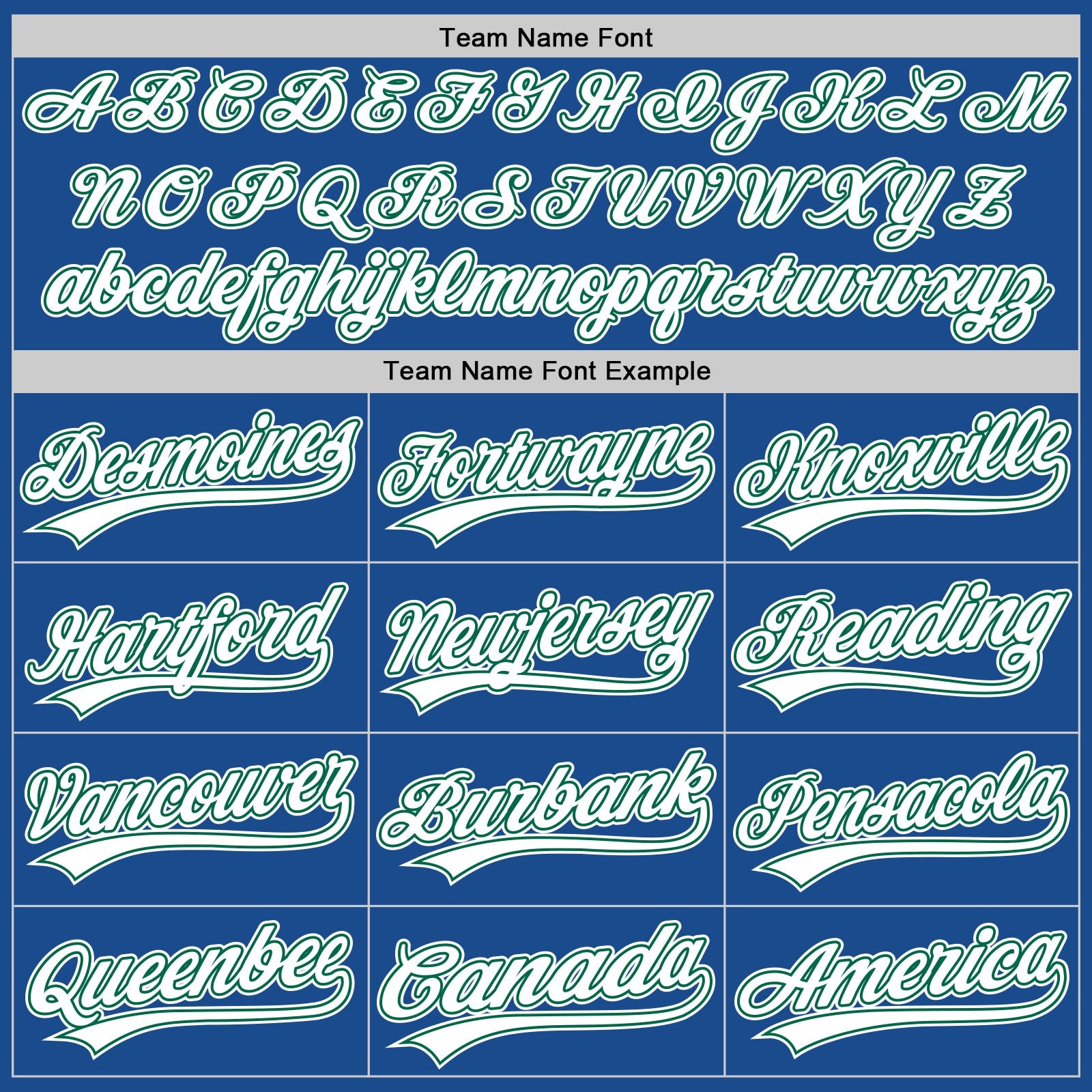 Custom Blue White-Kelly Green Authentic Throwback Baseball Jersey view 4