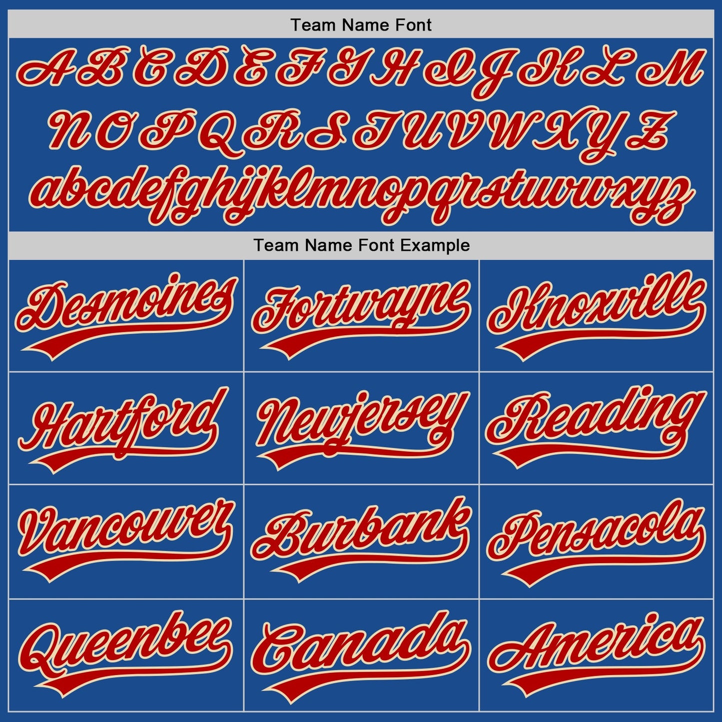 Custom Blue Red-Cream Authentic Throwback Baseball Jersey view 4