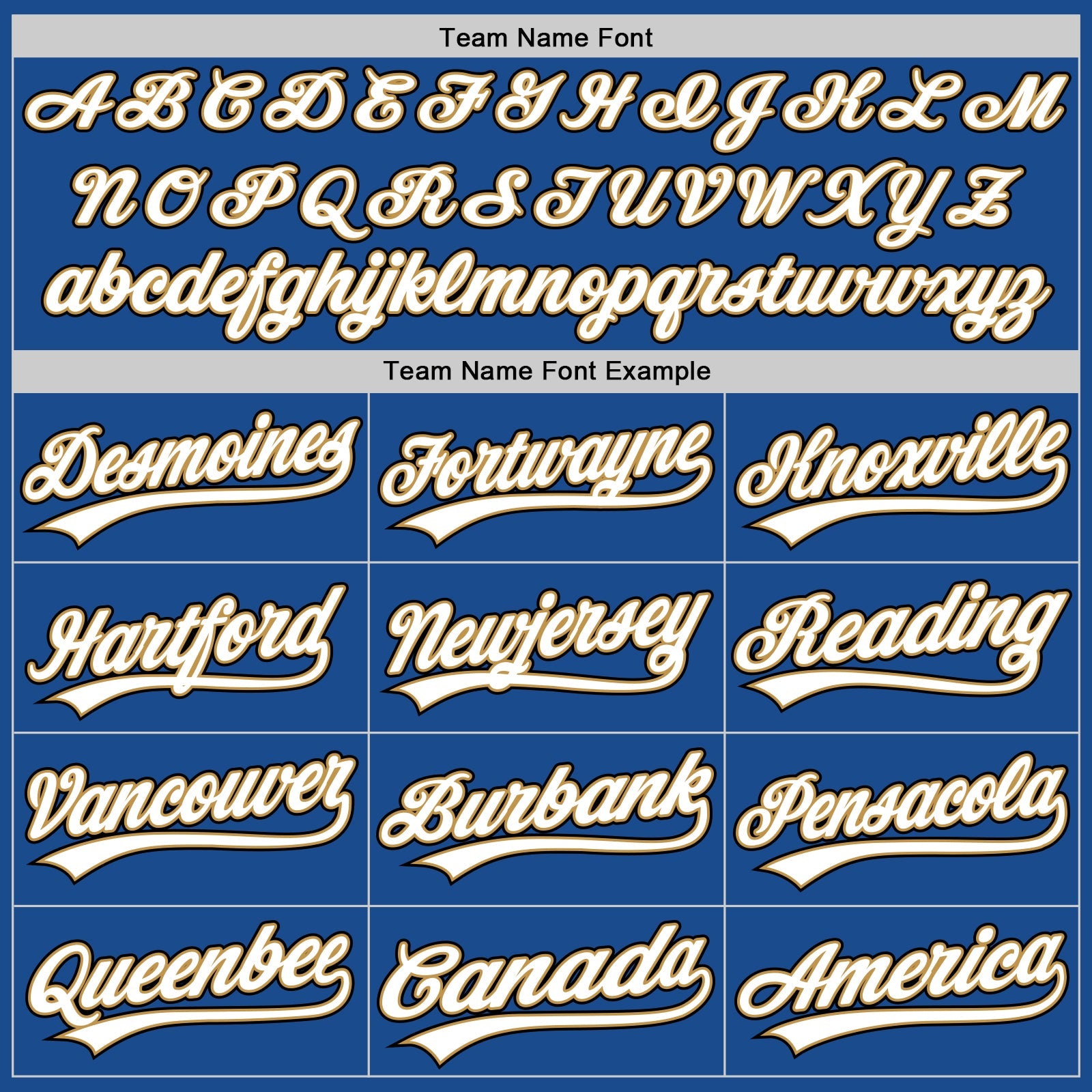 Custom Blue Old Gold-Black Authentic Throwback Baseball Jersey view 4