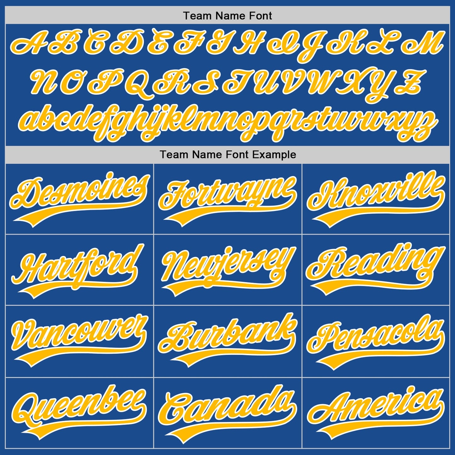 Custom Blue Gold-White Authentic Throwback Baseball Jersey view 4