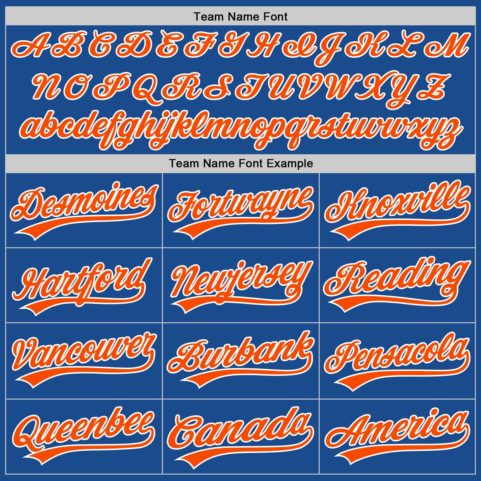 Custom Blue Orange-White Authentic Throwback Baseball Jersey view 4