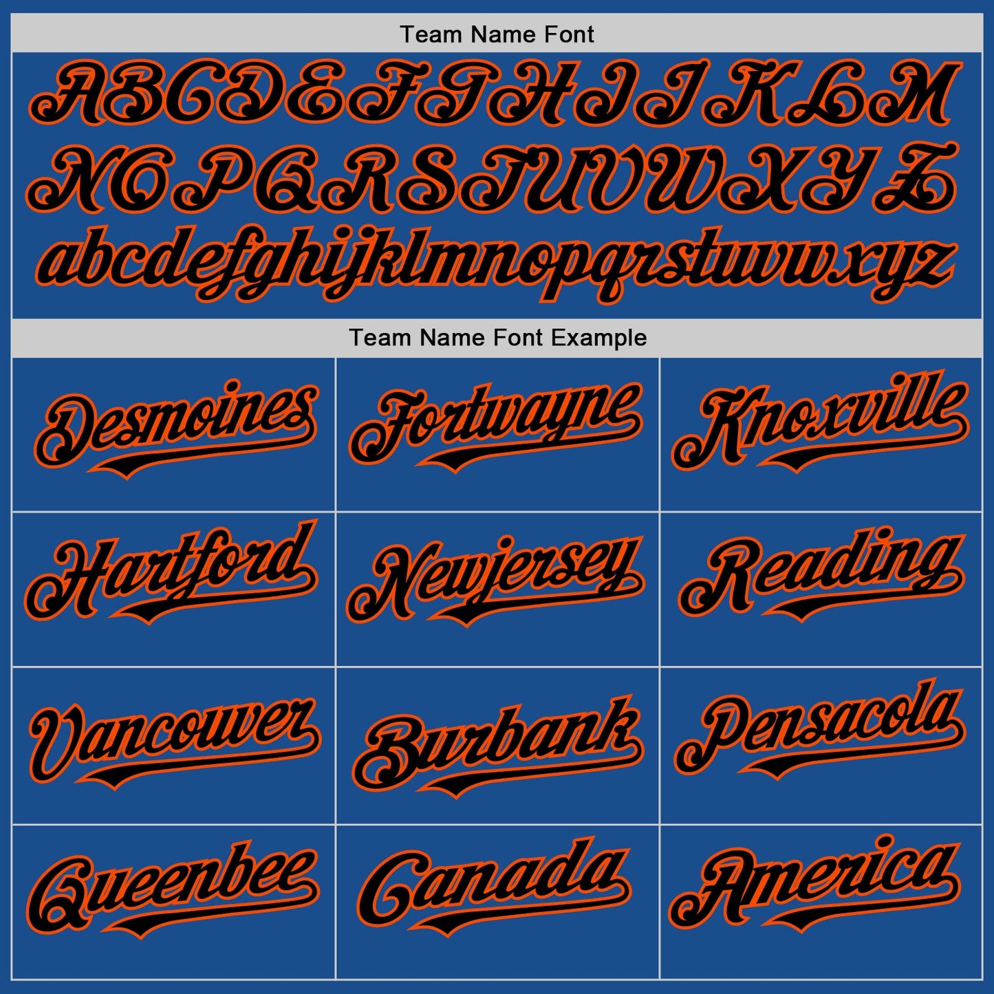 Custom Blue Black-Orange Mesh Authentic Throwback Baseball Jersey view 4