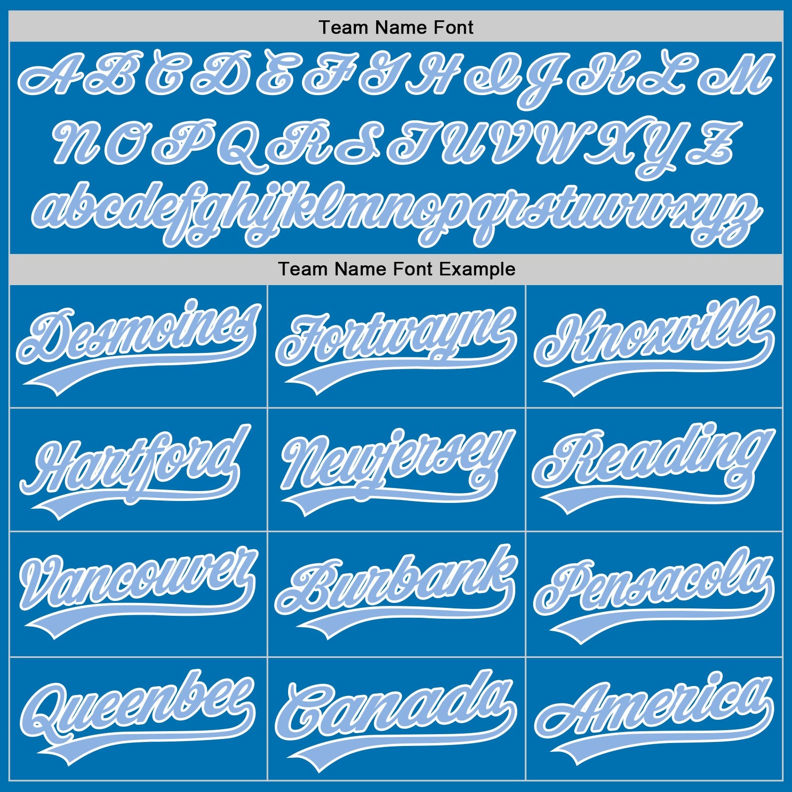 Custom Blue Light Blue-White Authentic Baseball Jersey view 4