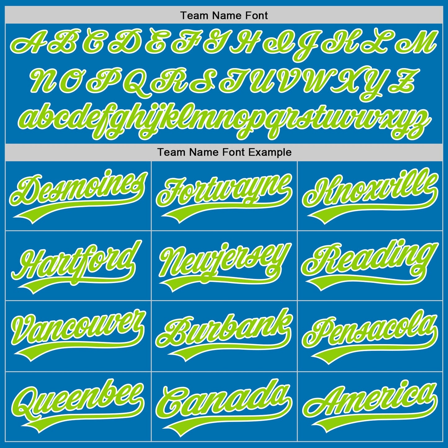 Custom Blue Neon Green-White Authentic Baseball Jersey view 4