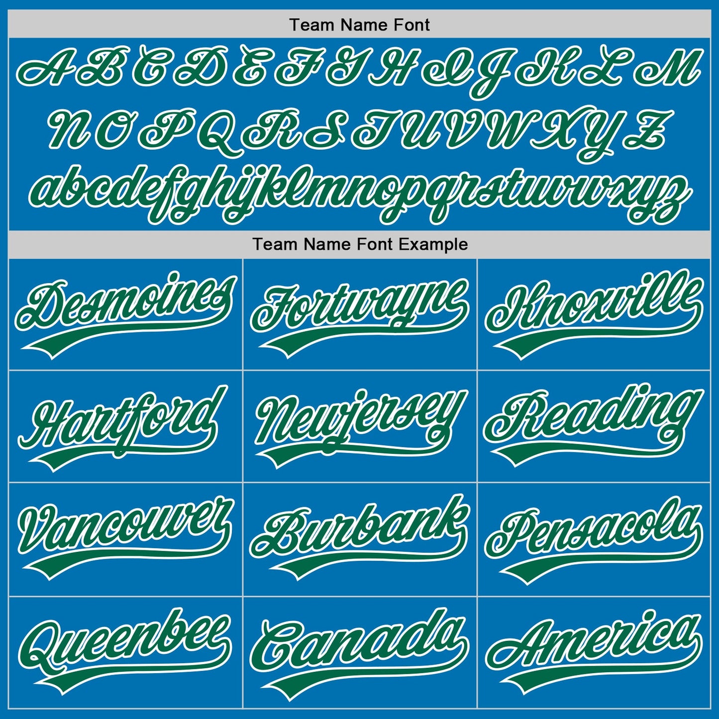 Custom Blue Kelly Green-White Authentic Baseball Jersey view 4