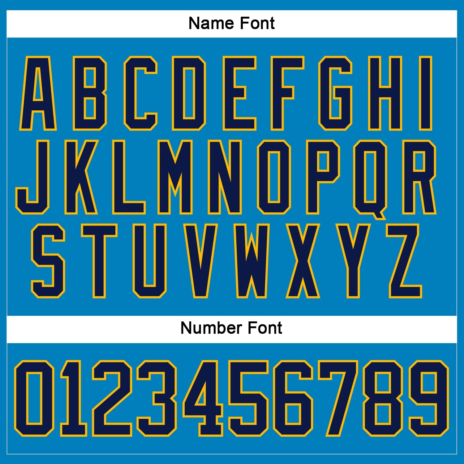 Custom Blue Navy-Gold Hockey Lace Neck Jersey view 5