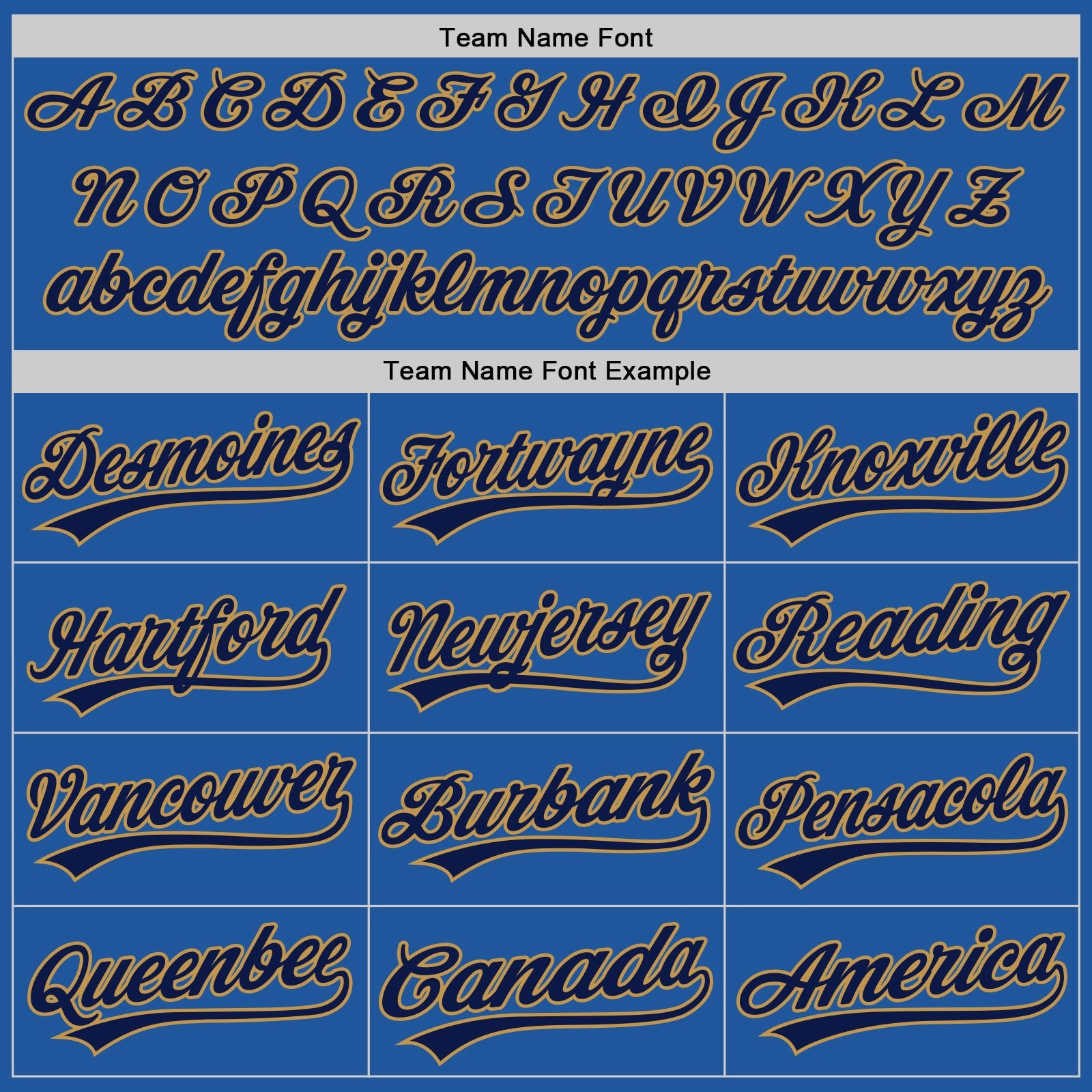 Custom Blue Navy-Old Gold Authentic Throwback Baseball Jersey view 4