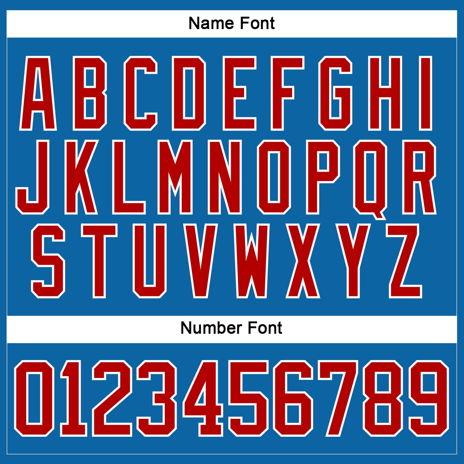 Custom Blue Red-White Hockey Jersey view 5