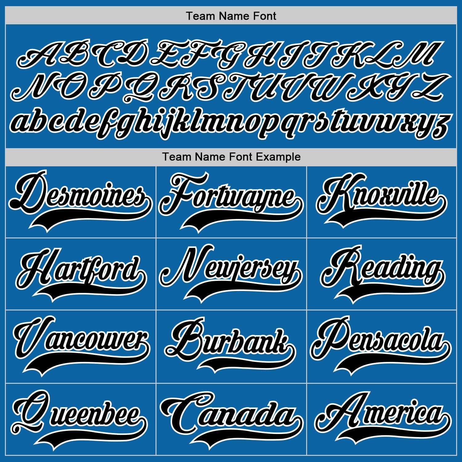 Custom Blue Black-White Hockey Jersey view 4