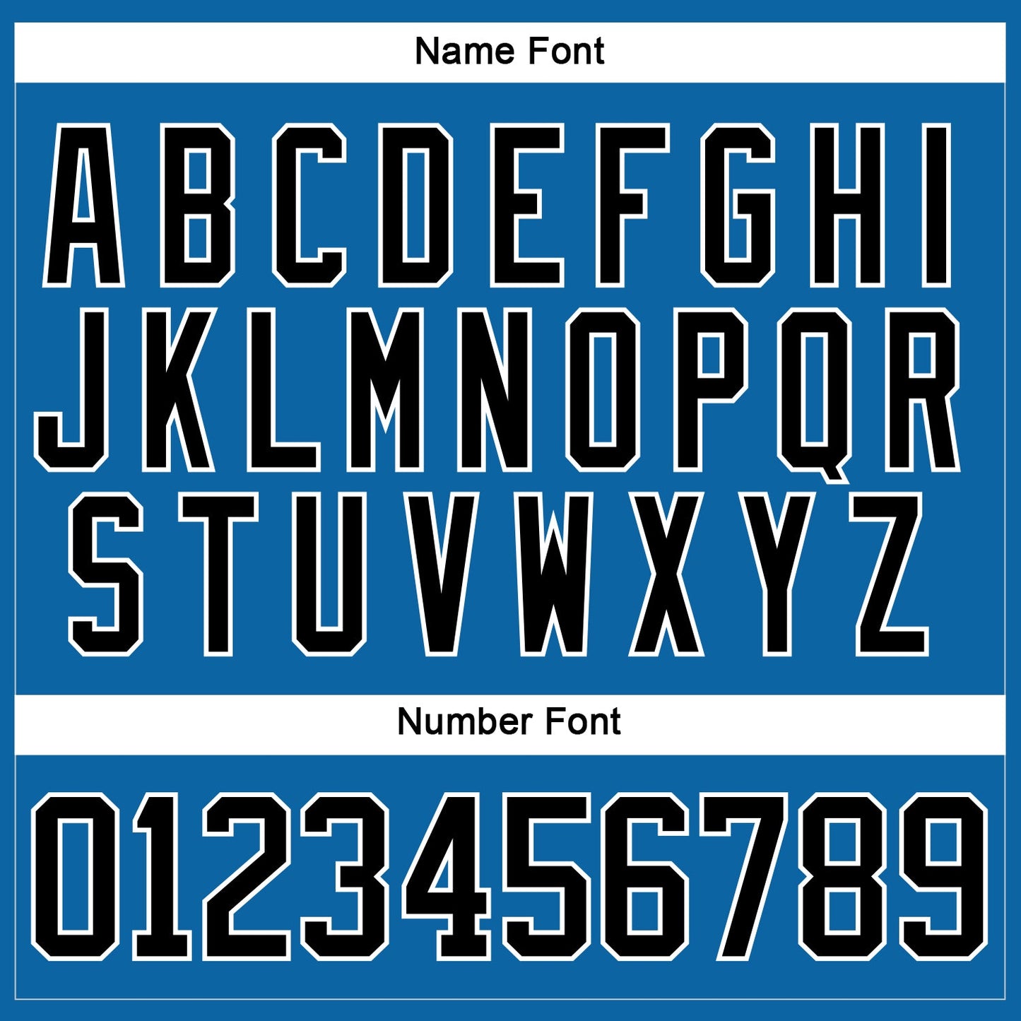 Custom Blue Black-White Hockey Jersey view 5