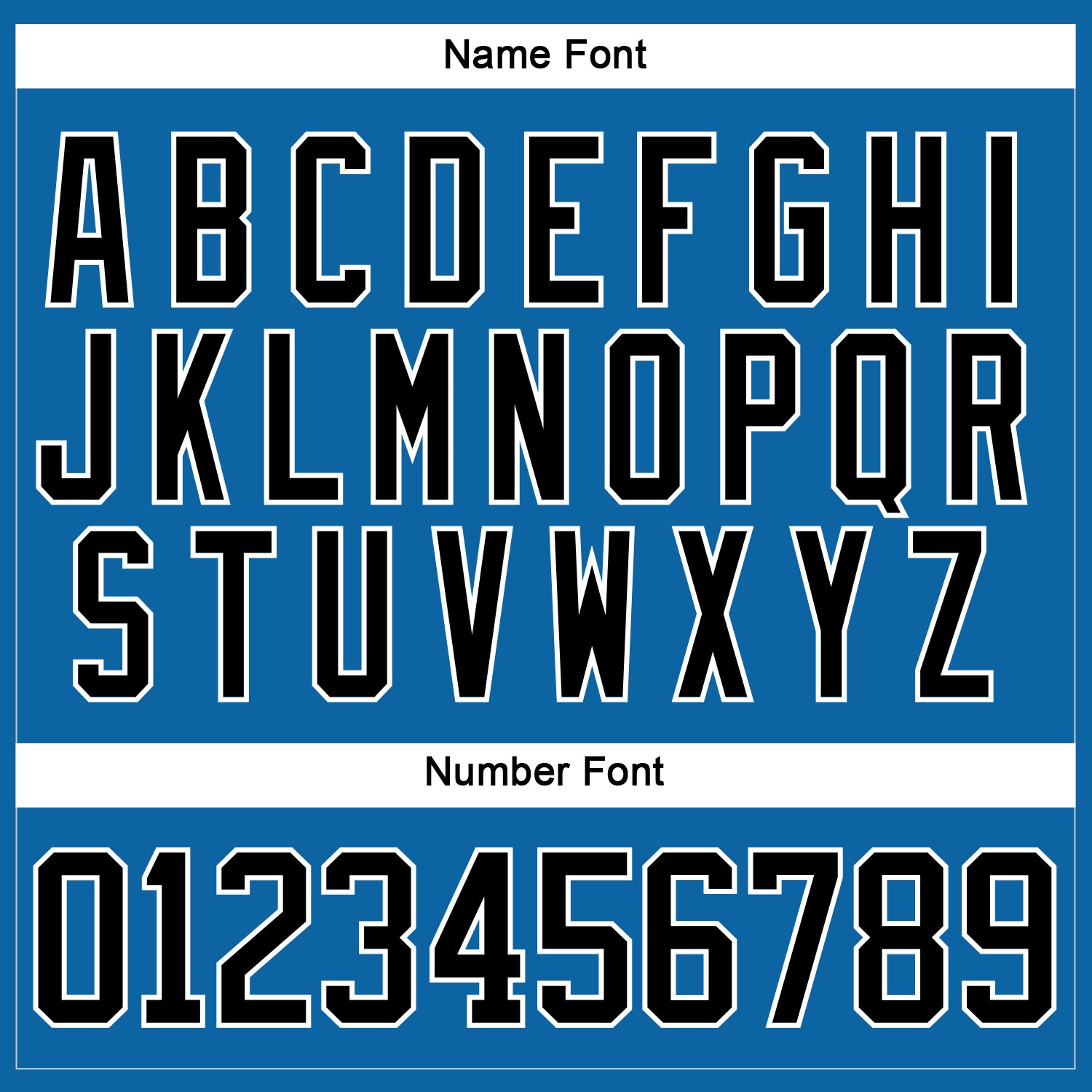 Custom Blue Black-White Hockey Jersey view 5