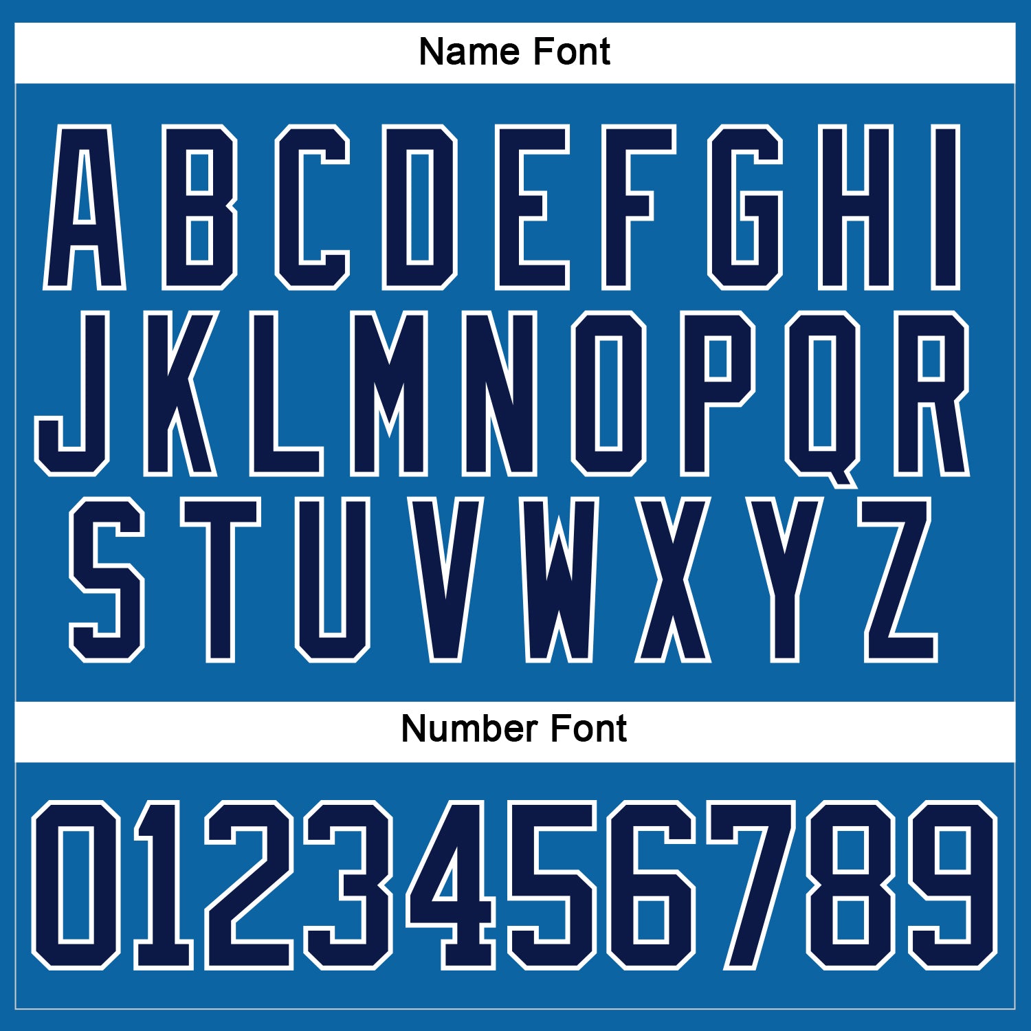 Custom Blue Navy-White Hockey Jersey view 5
