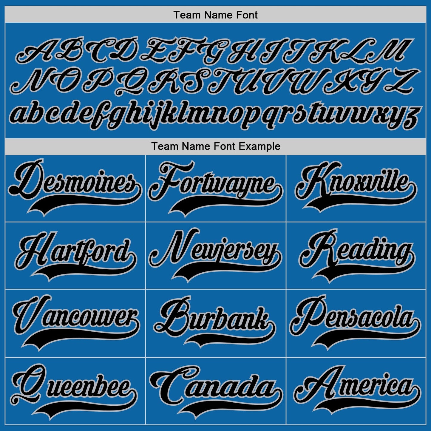 Custom Blue Black-Gray Hockey Jersey view 4