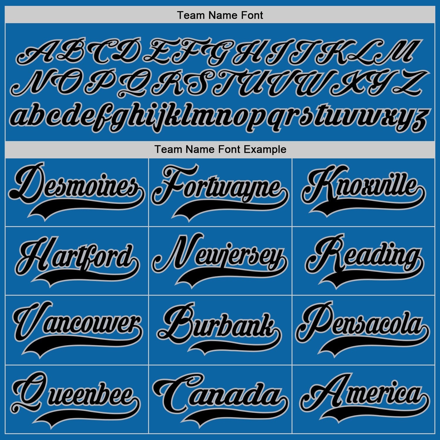 Custom Blue Black-Gray Hockey Jersey view 4