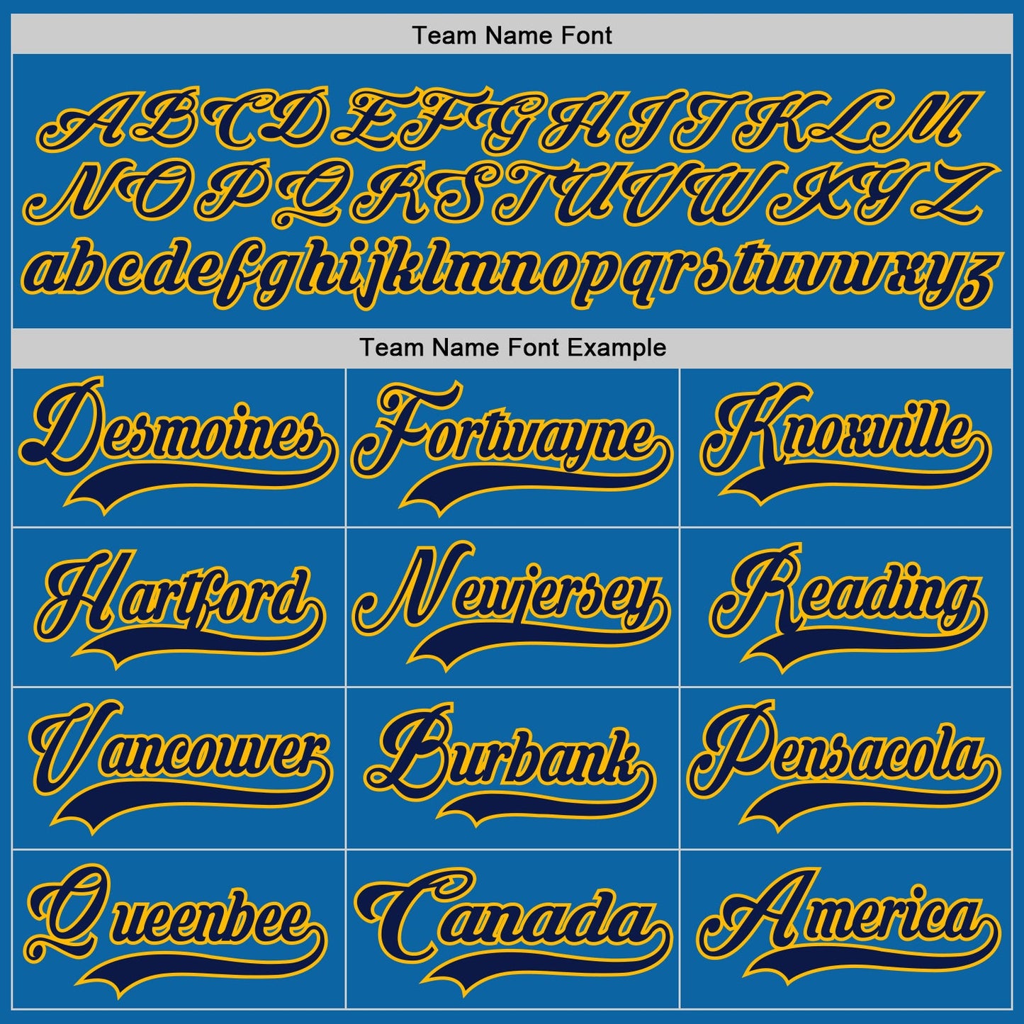Custom Blue Navy-Gold Hockey Jersey view 4