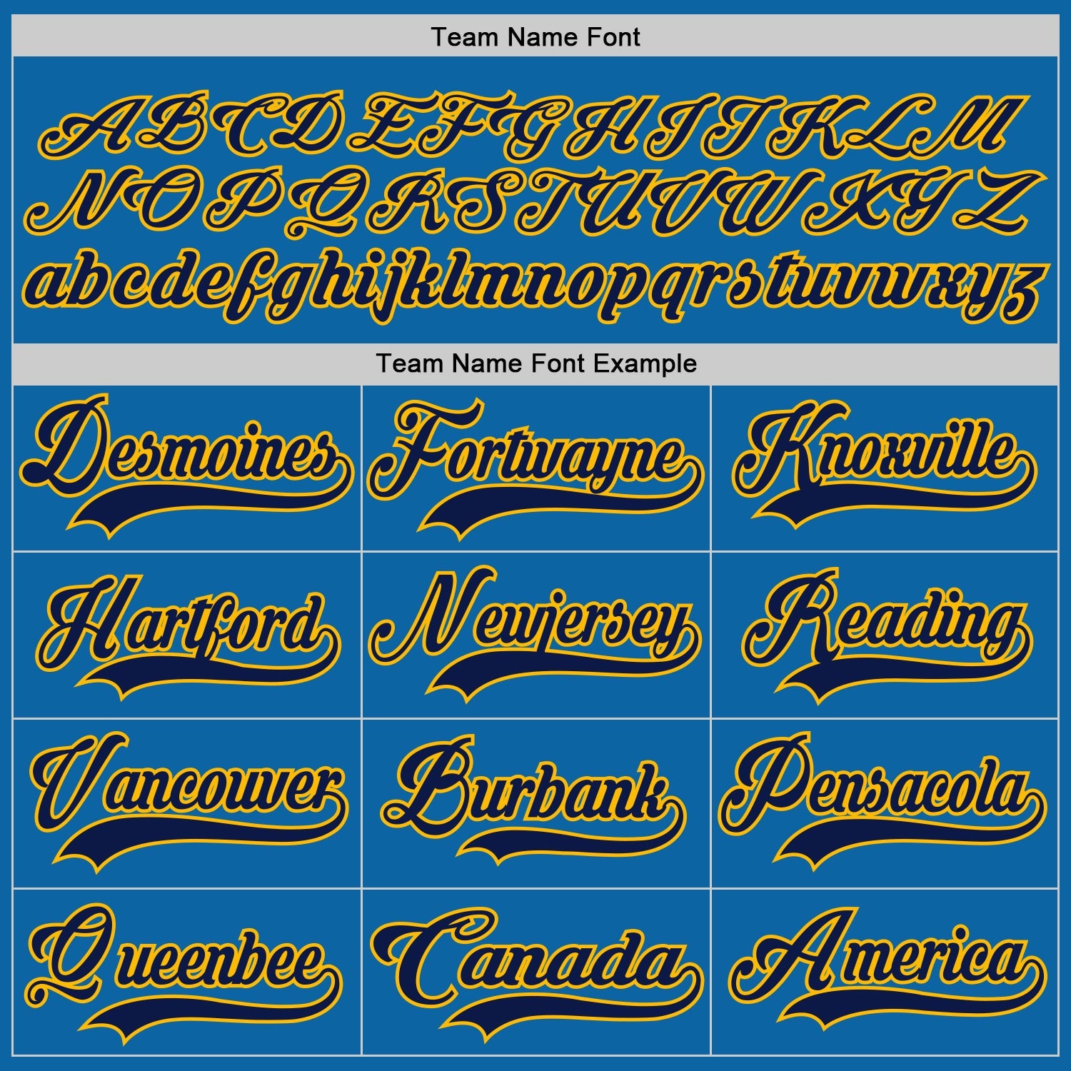 Custom Blue Navy-Gold Hockey Jersey view 4